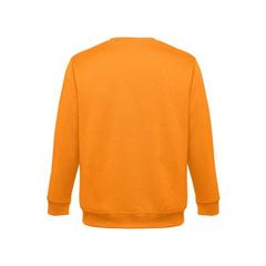 Vue Sweat unisexe en coton et polyester - Thc delta de couleur orange| Krokrodeal