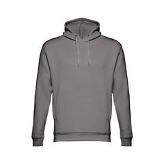 Vue Sweat (unisexe) avec capuche en coton et polyester - Thc phoenix de couleur gris| Krokrodeal