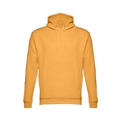 Vue Sweat (unisexe) avec capuche en coton et polyester - Thc phoenix de couleur jaune| Krokrodeal