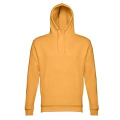 Vue Sweat (unisexe) avec capuche en coton et polyester - Thc phoenix de couleur jaune| Krokrodeal