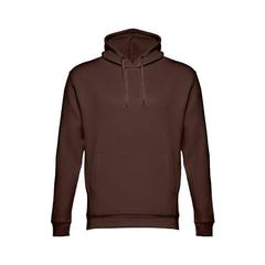 Vue Sweat (unisexe) avec capuche en coton et polyester - Thc phoenix de couleur marron| Krokrodeal