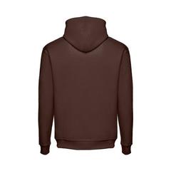 Vue Sweat (unisexe) avec capuche en coton et polyester - Thc phoenix de couleur marron| Krokrodeal