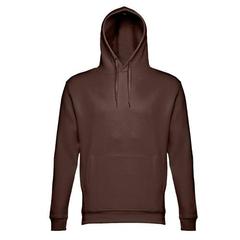 Vue Sweat (unisexe) avec capuche en coton et polyester - Thc phoenix de couleur marron| Krokrodeal