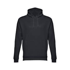 Vue Sweat (unisexe) avec capuche en coton et polyester - Thc phoenix de couleur noir| Krokrodeal