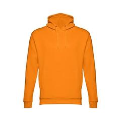 Vue Sweat (unisexe) avec capuche en coton et polyester - Thc phoenix de couleur orange| Krokrodeal