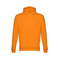 Vue Sweat (unisexe) avec capuche en coton et polyester - Thc phoenix de couleur orange| Krokrodeal
