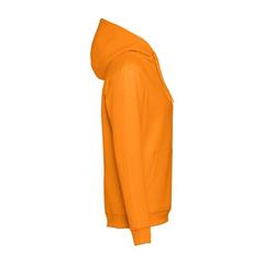 Vue Sweat (unisexe) avec capuche en coton et polyester - Thc phoenix de couleur orange| Krokrodeal
