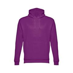 Vue Sweat (unisexe) avec capuche en coton et polyester - Thc phoenix de couleur violet| Krokrodeal