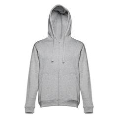 Vue Sweat-shirt homme en coton et polyester - Thc amsterdam de couleur gris| Krokrodeal