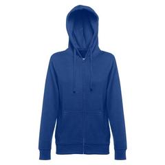 Vue Sweat-shirt pour femme en coton et polyester - Thc amsterdam women de couleur bleu| Krokrodeal