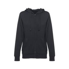 Vue Sweat-shirt pour femme en coton et polyester - Thc amsterdam women de couleur noir| Krokrodeal