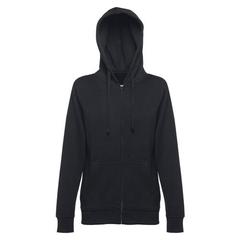 Vue Sweat-shirt pour femme en coton et polyester - Thc amsterdam women de couleur noir| Krokrodeal