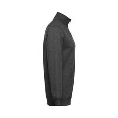 Vue Sweat-shirt col zippé unisexe - Thc budapest de couleur gris| Krokrodeal