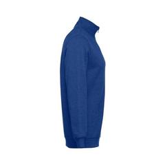 Vue Sweat-shirt col zippé unisexe - Thc budapest de couleur bleu| Krokrodeal