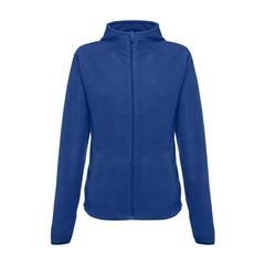 Vue Veste polaire ceinturée en polyester pour femme - Thc helsinki women de couleur bleu| Krokrodeal