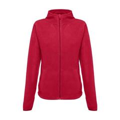 Vue Veste polaire ceinturée en polyester pour femme - Thc helsinki women de couleur rouge| Krokrodeal