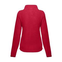 Vue Veste polaire ceinturée en polyester pour femme - Thc helsinki women de couleur rouge| Krokrodeal