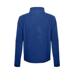 Vue Pull polaire col zippé unisexe - Thc vienna de couleur bleu| Krokrodeal