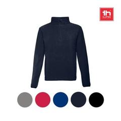 Vue générale Pull polaire col zippé unisexe - Thc vienna | Krokrodeal