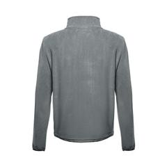 Vue Pull polaire col zippé unisexe - Thc vienna de couleur gris| Krokrodeal