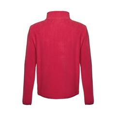 Vue Pull polaire col zippé unisexe - Thc vienna de couleur rouge| Krokrodeal