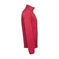 Vue Pull polaire col zippé unisexe - Thc vienna de couleur rouge| Krokrodeal