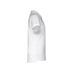 Vue THC ADAM KIDS WH. Polo à manches courtes pour enfants (unisexe). Couleur blanche de couleur blanc| Krokrodeal