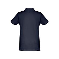 Vue Polo à manches courtes en coton pour enfants (unisexe) - Thc adam kids de couleur bleu| Krokrodeal