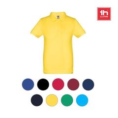 Vue générale Polo à manches courtes en coton pour enfants (unisexe) - Thc adam kids | Krokrodeal