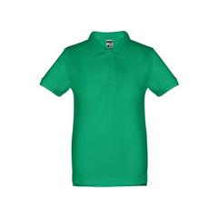 Vue Polo à manches courtes en coton pour enfants (unisexe) - Thc adam kids de couleur vert| Krokrodeal