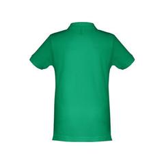 Vue Polo à manches courtes en coton pour enfants (unisexe) - Thc adam kids de couleur vert| Krokrodeal