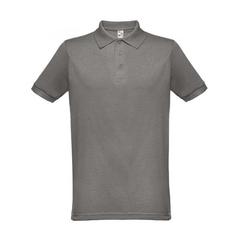 Vue Polo manches courtes pour homme - Thc berlin de couleur gris| Krokrodeal
