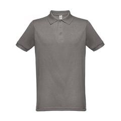Vue Polo manches courtes pour homme - Thc berlin de couleur gris| Krokrodeal
