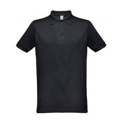 Vue Polo manches courtes pour homme - Thc berlin de couleur noir| Krokrodeal