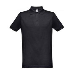 Vue Polo manches courtes pour homme - Thc berlin de couleur noir| Krokrodeal