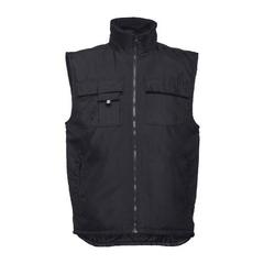 Vue Bodywarmer - gilet de travail matelassé, rembourré - Thc stockholm de couleur noir| Krokrodeal