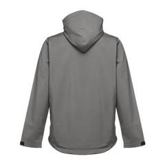 Vue Veste softshell pour homme en polyester et élasthanne - Thc zagreb de couleur gris| Krokrodeal