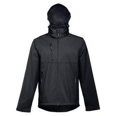 Vue Veste softshell pour homme en polyester et élasthanne - Thc zagreb de couleur noir| Krokrodeal