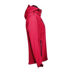 Vue Veste softshell pour homme en polyester et élasthanne - Thc zagreb de couleur rouge| Krokrodeal