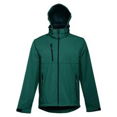Vue Veste softshell pour homme en polyester et élasthanne - Thc zagreb de couleur vert| Krokrodeal