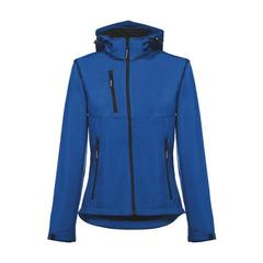 Vue Veste softshell ceinturée pour femme - Thc zagreb women de couleur bleu| Krokrodeal