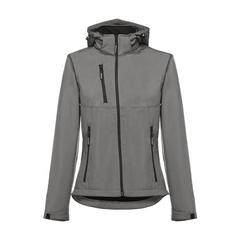 Vue Veste softshell ceinturée pour femme - Thc zagreb women de couleur gris| Krokrodeal