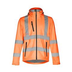 Vue Veste softshell haute visibilité (unisexe) - Thc zagreb work de couleur orange| Krokrodeal