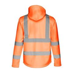 Vue Veste softshell haute visibilité (unisexe) - Thc zagreb work de couleur orange| Krokrodeal