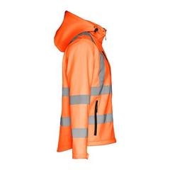 Vue Veste softshell haute visibilité (unisexe) - Thc zagreb work de couleur orange| Krokrodeal
