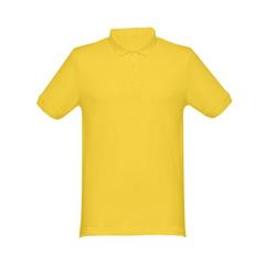 Vue Polo pour homme - Thc monaco de couleur jaune| Krokrodeal