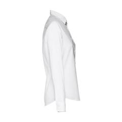 Vue THC PARIS WOMEN WH. Chemise en popeline à manches longues pour femmes. Couleur blanche de couleur blanc| Krokrodeal
