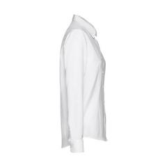 Vue THC TOKYO WOMEN WH. Chemise oxford à manches longues pour femmes. Couleur blanche de couleur blanc| Krokrodeal
