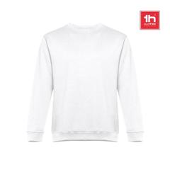 Vue générale Sweat-shirt unisexe col rond - Thc delta wh | Krokrodeal