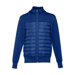 Vue Veste à capuche pour homme en taffetas 300T - Thc skopje de couleur bleu| Krokrodeal